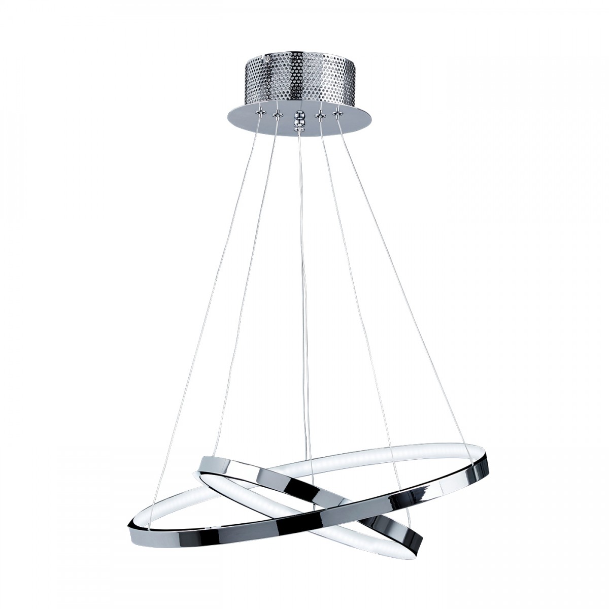 Kline 2ch Endon Modern Chrome Chrome Ceiling Multi Arm Pendant 2 X Led